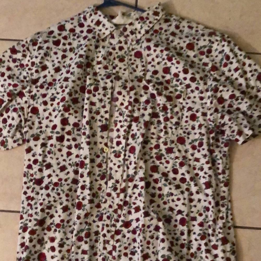 Dravis men’s rose button-up